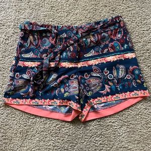 Ann Taylor LOFT Printed Tailored Shorts